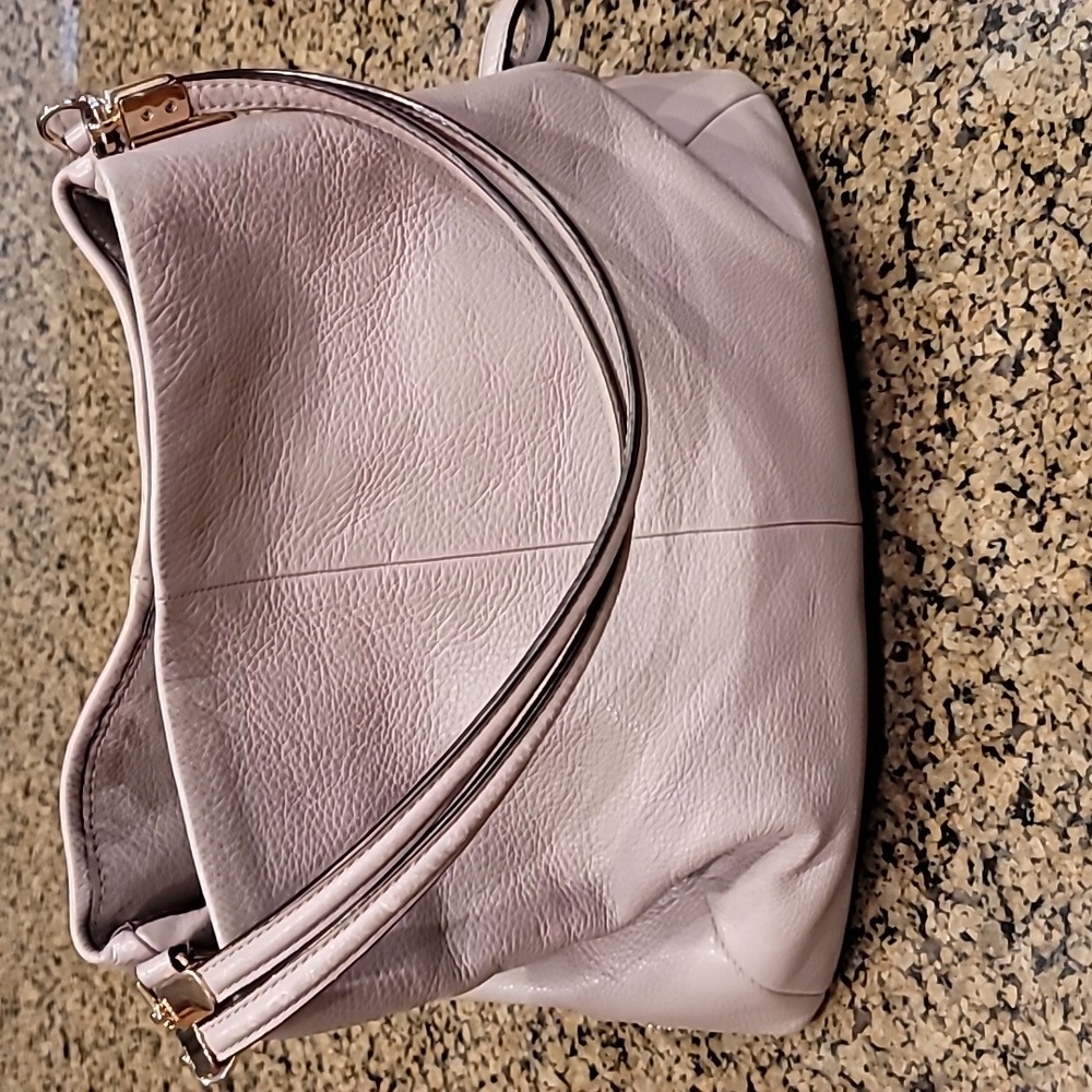 Coach leather lavender satchel